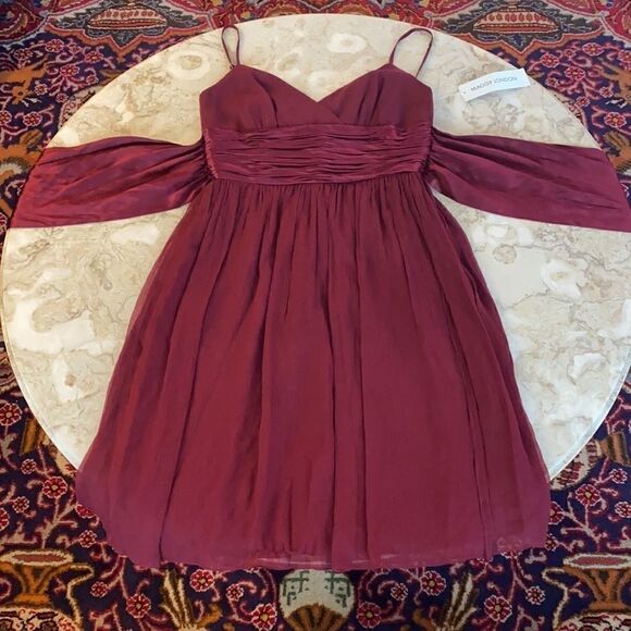 NWT Maggy London 100% Silk Cocktail Party Dress - Picture 13 of 15